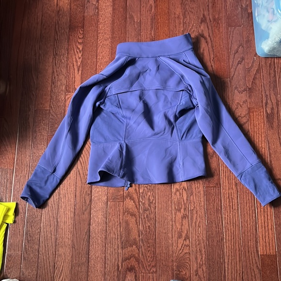Lululemon Front and Back Zip Up Jacket Purple Indigo Women’s Size 2 - Picture 2 of 5